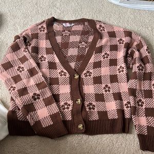 button up sweater
